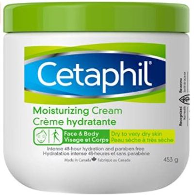 Cetaphil Moisturizing Cream With Sweet Almond Oil And Glycerin - 48hr Hydration - For Dry To Very Dry And Sensitive Skin - Fragrance Free, Paraben Free - Dermatologist Recommened, 453g For $13.19 At Amazon Canada