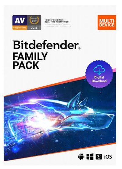 Bitdefender Family Pack Bonus Edition (PC/Mac/iOS/Android) - 15 Users - 2 Year - Digital Download For $49.99 At Best Buy Canada