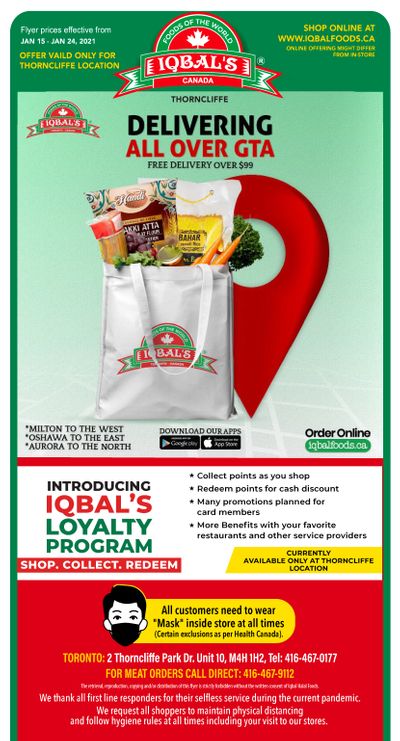 Iqbal Foods Flyer January 15 to 24
