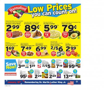 Hannaford (VT) Weekly Ad Flyer January 17 to January 23