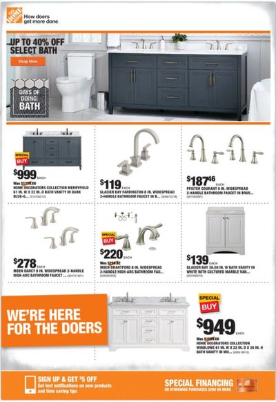 The Home Depot Weekly Ad Flyer January 14 to January 21