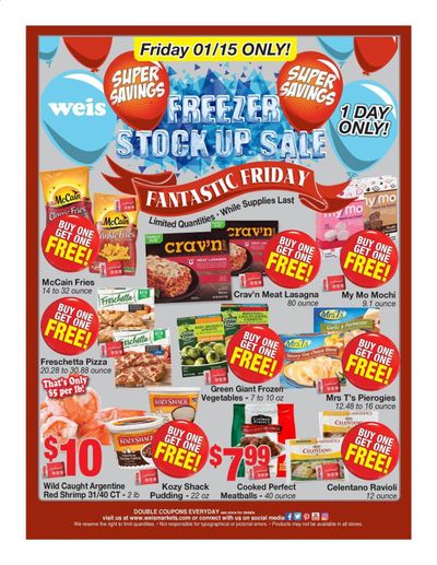 Weis Weekly Ad Flyer January 15 to January 15