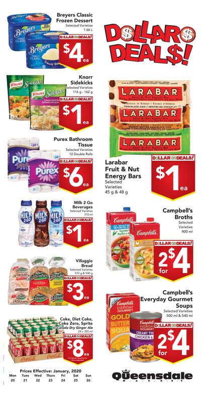 Queensdale Market Flyer January 20 to 26