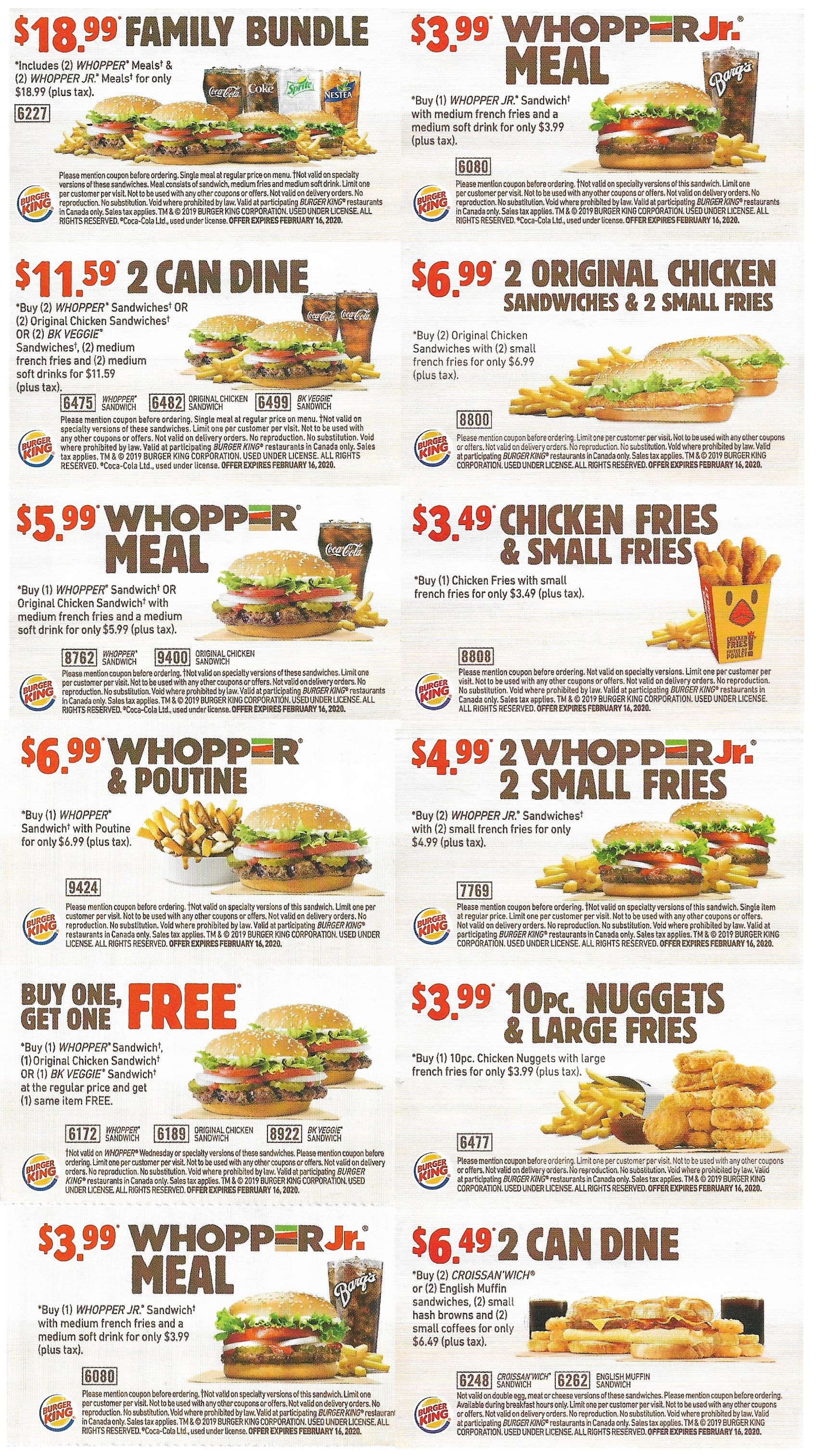 Burger King - coupons