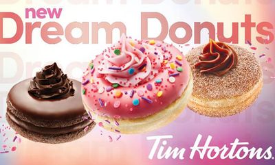 New Lineup Of Dream Donuts for $1.99 each at Tim Hortons