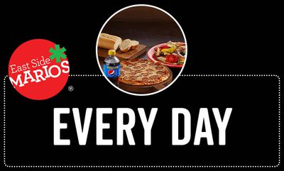 NEW! PERSONAL PIZZA DEAL at East Side Mario\'s