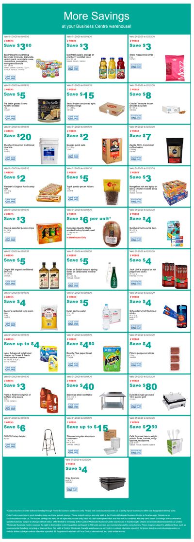 Costco Business Centre (Scarborough, ON) Instant Savings Flyer January 20 to February 2