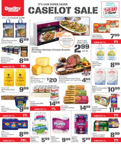 Quality Foods Flyer January 20 to 26