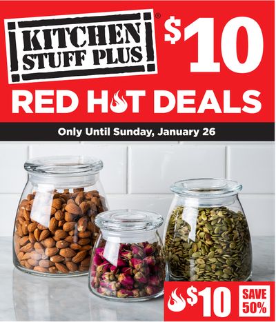 Kitchen Stuff Plus Canada Red Hot Sale: $10 Deals, Save 60% on Cole & Mason Salt and Pepper Mill + More Flyer’s Offers