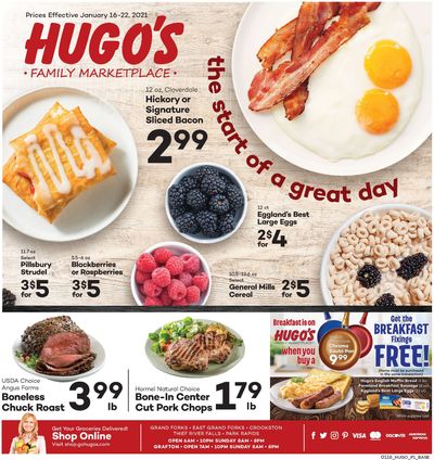 Hugo's Family Marketplace Weekly Ad Flyer January 16 to January 22, 2021