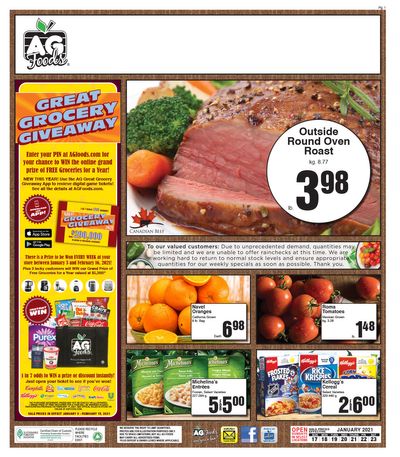 AG Foods Flyer January 17 to 23