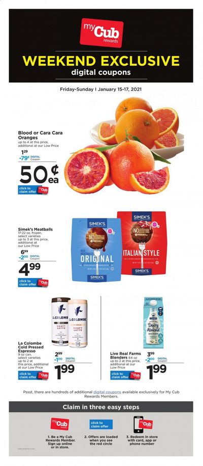 Cub Foods Weekly Ad Flyer January 15 to January 17 Cub Foods Weekly Ad Flyer January 15 to January 17