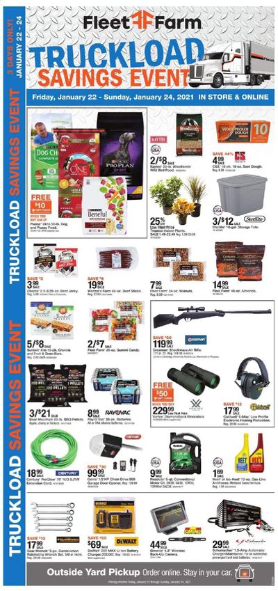 Fleet Farm Weekly Ad Flyer January 22 to January 24