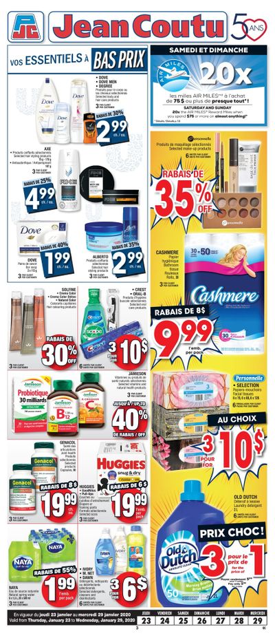 Jean Coutu (QC) Flyer January 23 to 29