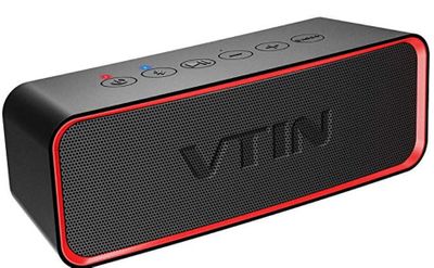 Vtin R2 Portable Bluetooth Speaker, IPX6 Waterproof Bluetooth Speaker with Rich Bass, 14W Loud HD Sound, 20H Playtime, Built in Mic. Perfect Wireless Speaker Compatible for Phone, Tablet, Pad For $31.44 At Amazon Canada