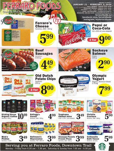 Ferraro Foods Flyer January 21 to February 3