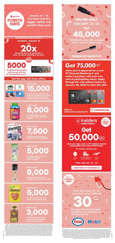 Shoppers Drug Mart (ON) Flyer January 25 to 30
