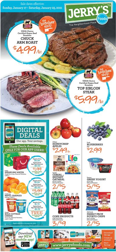 Jerry's Food Weekly Ad Flyer January 17 to January 23, 2021
