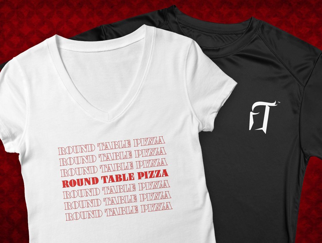 Round Table Pizza Updates their Online Shop with New Merch: T-Shirts, Hoodies, Travel Mugs & More 