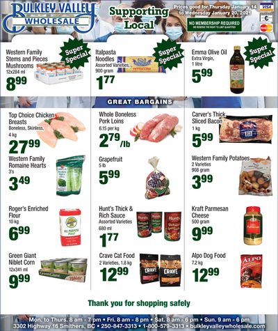 Bulkley Valley Wholesale Flyer January 14 to 20