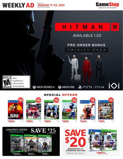 GameStop Weekly Ad Flyer January 17 to January 23