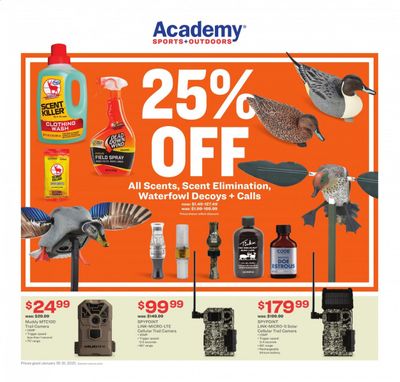 Academy Sports Weekly Ad Flyer January 18 to January 31