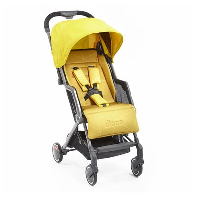 Diono Traverze Super Compact Stroller - Yellow Sulphur Linear with Carbon Chassis On Sale for $149.98 at Walmart Canada