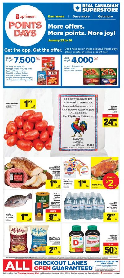 Real Canadian Superstore (West) Flyer January 23 to 30