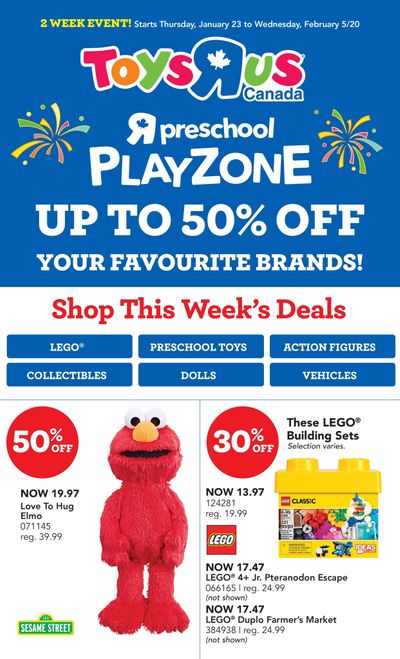Toys R Us Flyer January 23 to February 5