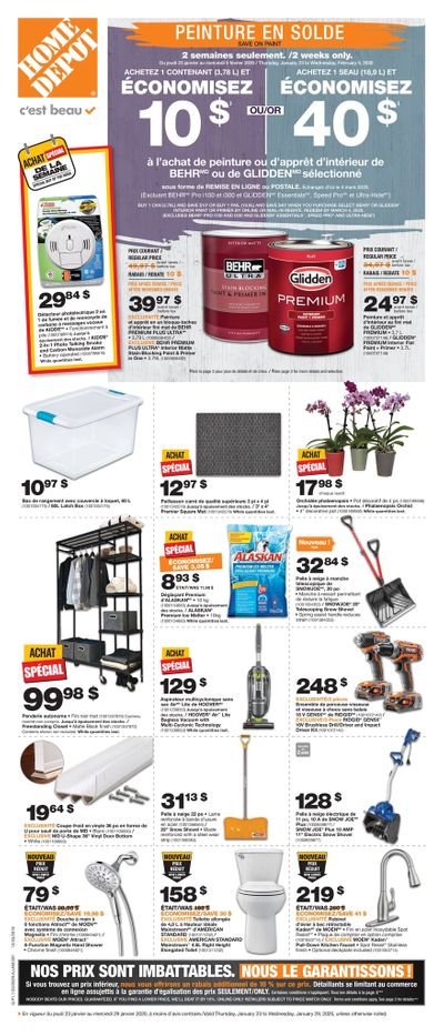 Home Depot (QC) Flyer January 23 to 29