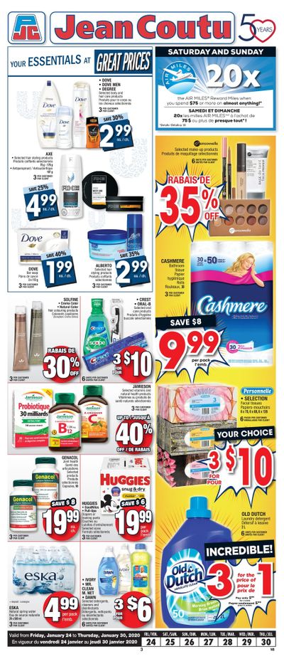 Jean Coutu (NB) Flyer January 24 to 30