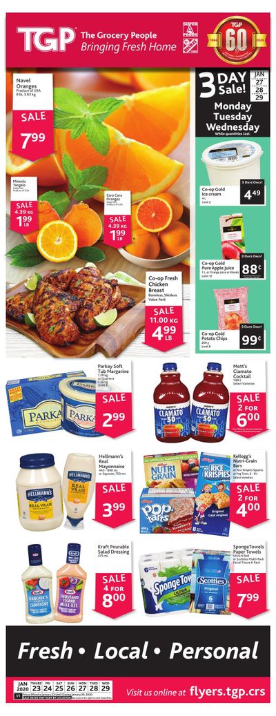 TGP The Grocery People Flyer January 23 to 29