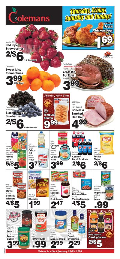 Coleman's Flyer January 23 to 29