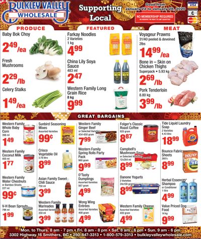 Bulkley Valley Wholesale Flyer January 22 to 28