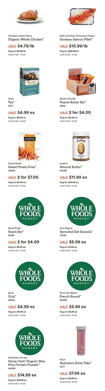 Whole Foods Market (ON) Flyer January 22 to 28
