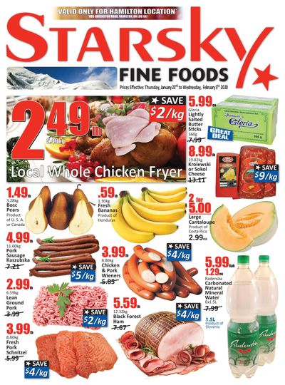 Starsky Foods (Hamilton) Flyer January 23 to February 5