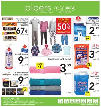 Pipers Superstore Flyer January 23 to 29