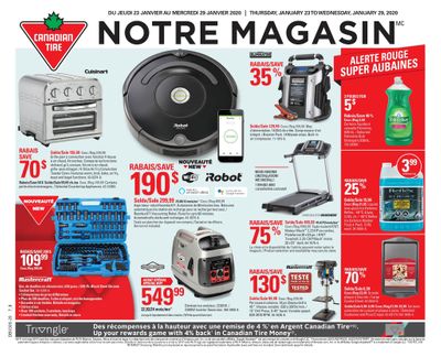 Canadian Tire (QC) Flyer January 23 to 29