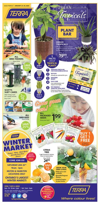 Terra Greenhouses Flyer January 23 to 29