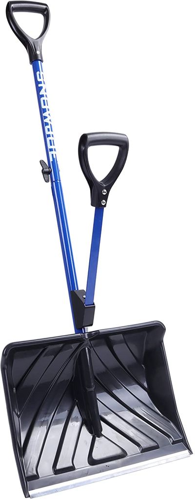 Snow Joe  Shovelution Strain-Reducing Snow Shovel | 18-Inch On Sale for $ 23.98 (Save $ 6.00) at Amazon Canada