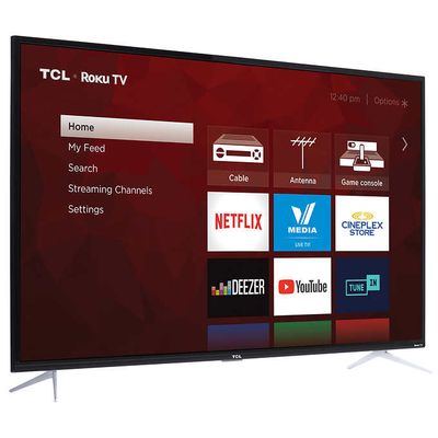 TCL 65-in. 4K HDR Roku Smart TV On Sale for $ 499.99 at Costco Canada