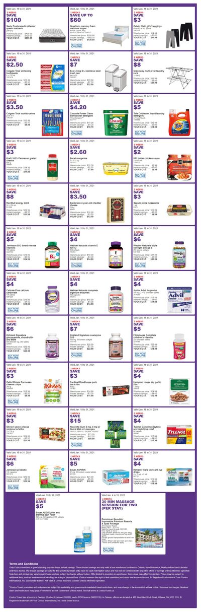 Costco (BC, AB, SK & MB) Weekly Savings January 18 to 31