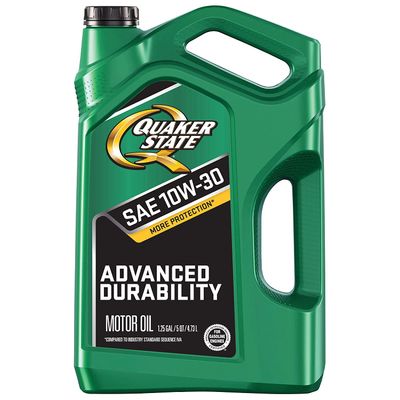 Quaker State 10W30 Advanced Durability Engine Oil, 5-L On Sale for $17.99 at Canadian Tire Canada