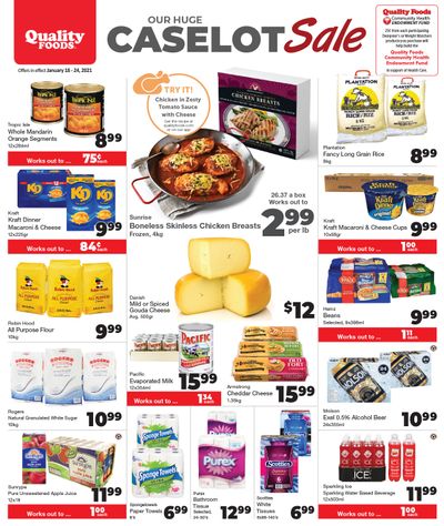 Quality Foods Flyer January 18 to 24