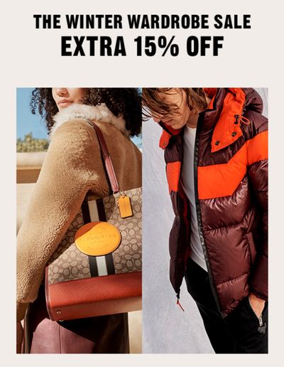 Coach Outlet Canada Winter Wardrobe Sale: Save up to 70% off + an Extra 15% Off with Coupon Code + More Deals!