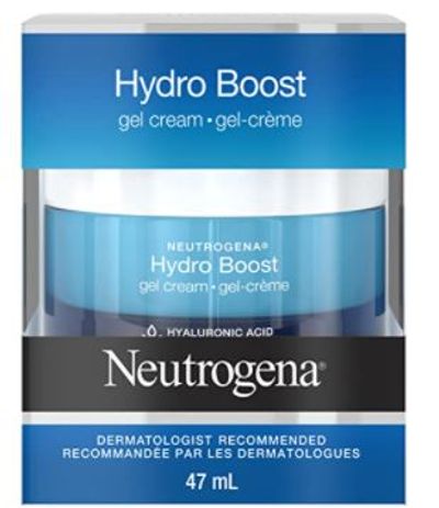 Neutrogena hydroboost facial gel-cream with hyaluronic acid, hydrating gel face moisturizer, 47ml For $11.81 At Amazon Canada