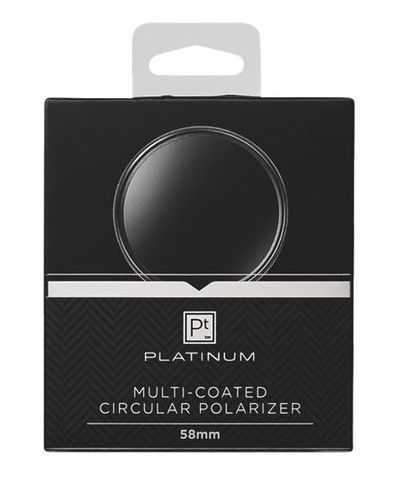 Platinum Series 58mm Camera Polarizing Filter (PT-MCCP58-C) - For $4.98 At Best Buy Canada