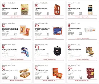 Costco Canada Business Centre Instant Savings Coupons / Flyer, until January 31