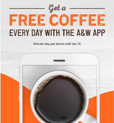 A&W Canada Promotions: Get FREE Coffee!