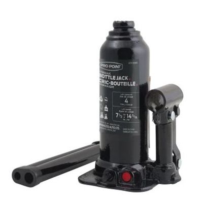 4 Ton Hydraulic Welded Bottle Jack For $17.99 At Princess Auto Canada
